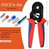 Hexagonal Mini Ratchet Crimping Pliers Set HSC8 6-6 for European Terminals