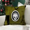 Pop Punk Band TThe OffspringS Print Throw Pillow Case Cushion Covers for Home Sofa Chair Decorative Pillowcases