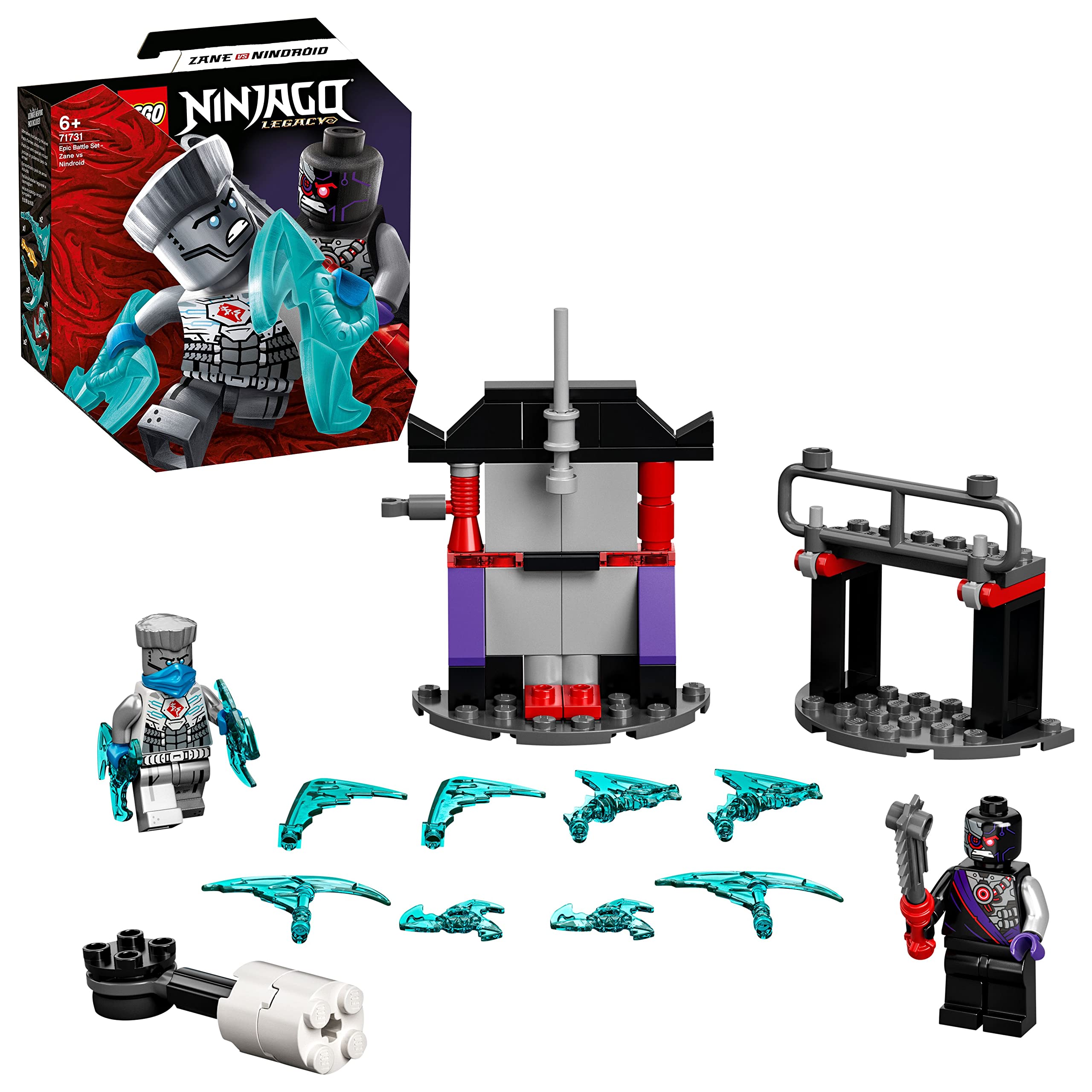 

LEGO Ninjago Бойовий набір - Зейн проти. Nindroid 71731