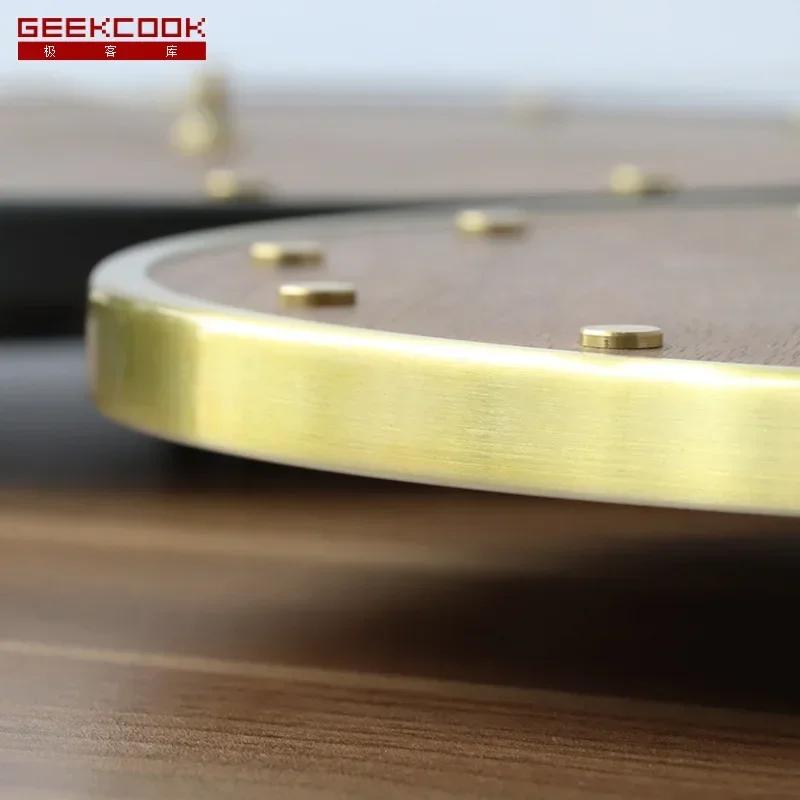 Wooden Mute Wall Clock Mute Digital Clock New Modern Minimalist Home Decoration Accessories Wall Hanging Pendulum Clock