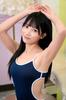 Be With Competitive School Swimsuit T-back Navy M Size Cosplay Costume for Women