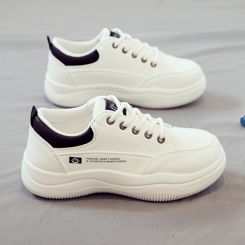 Spring little white shoes women's shoes new thick-soled heightening board shoes soft sole