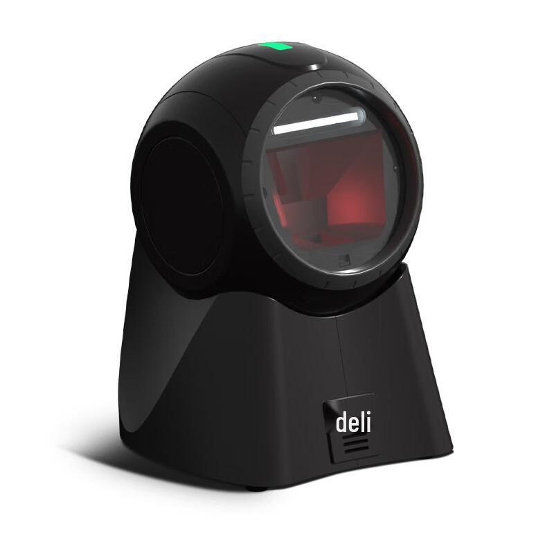Deli 14960 Wired 2D Desktop Barcode Scanner