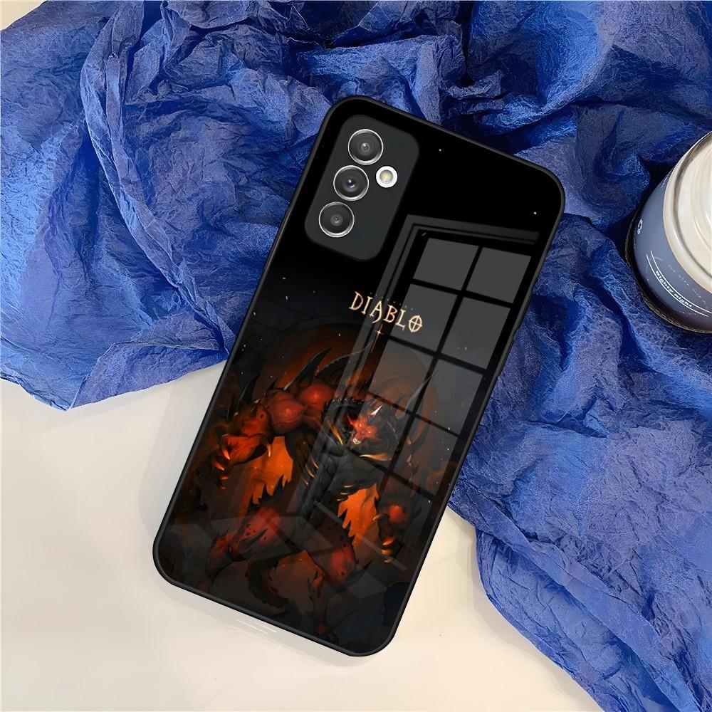 Hot Game Diablo Phone Case for Samsung Galaxy S24 S23 S22 S21 S20 A24 A34 A54 A53 Note20 M54 Fe Ultra Plus Glass