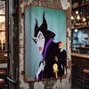 Maleficent & Aurora Themed Iron Wall Art - 8x12 Inch Vintage Metal Sign, Perfect for Home Decor, Bar, Garage, and Gifts, Officia