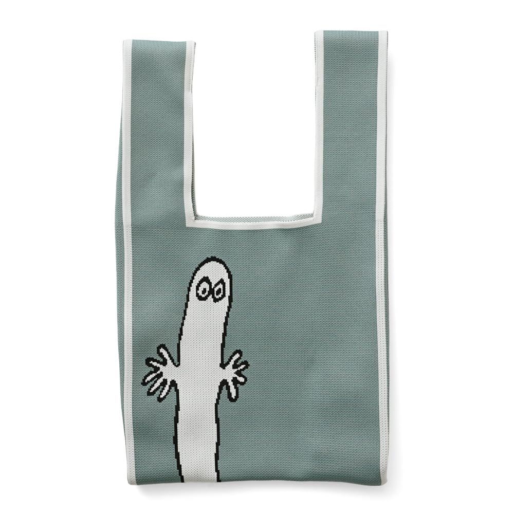 

Муми-тролль Вязаная сумка-маршевая сумка-тоут [Муми-тролль] RMKC-01