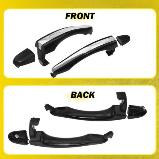 Exterior Door Handle Front & Rear Right Passenger For Hyundai Azera 2006-2011 2x