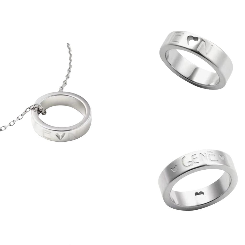 Kpop Idol ENHYPEN Ring Necklace, Ring Necklace Gift, Fan Gift, Birthday Gift(Ring + Necklace)