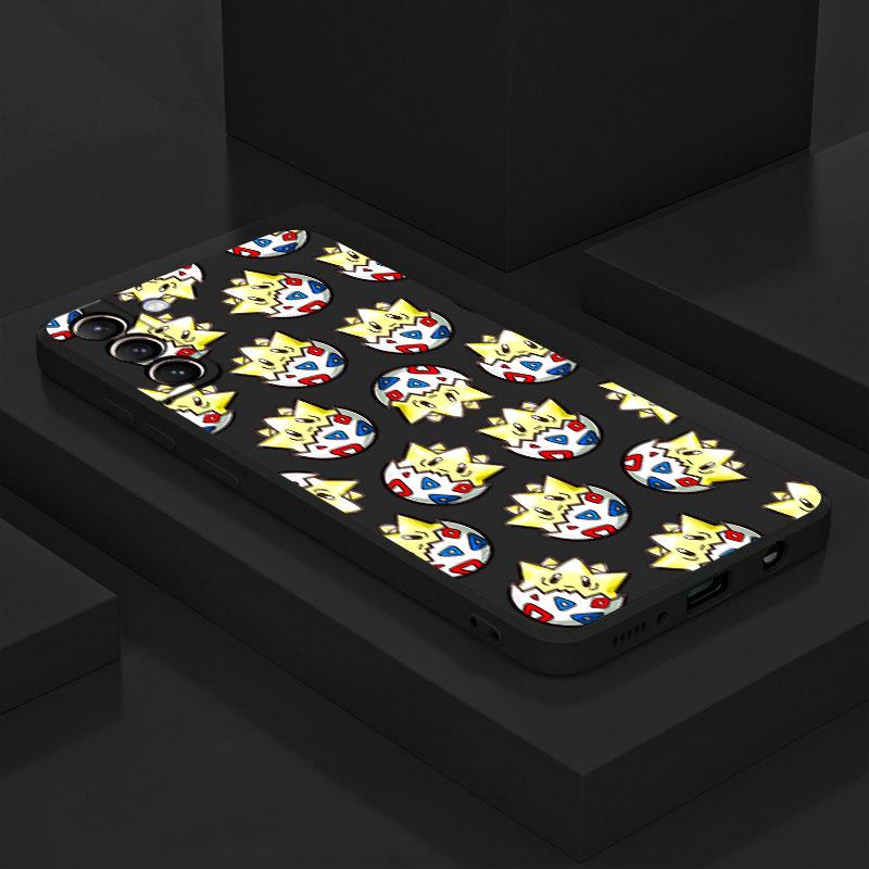 Pokemon Pikachu Karikatür Kılıfı Samsung Galaxy S20 S22 Ultra S21 FE S10 S9 Plus Note 20 10 Lite 9 Yumuşak Telefon Kılıfı Kabuğu