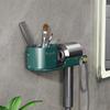 No-Drill Wall-Mounted Hair Dryer Holder