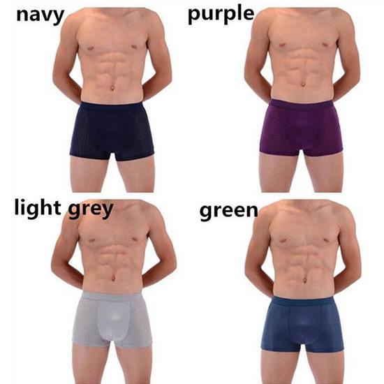 Hombre Talla Grande Ropa Interior Hombre Boxer Pantalones Cortos Sexy  Briefs Fibra de Bambú Transpirable Pantalones Cortos comprar a buen precio  — entrega gratuita, reseñas reales con fotos — Joom