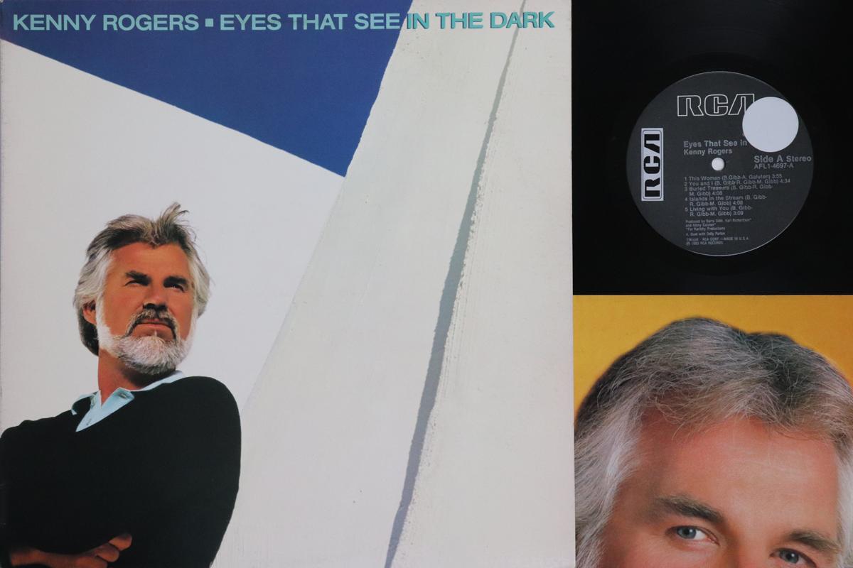 

LP Record KENNY ROGERS Eyes That See In The Dark AFL14697 RCA VICTOR 1983 US CountryFolk Used