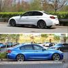 BAHX3 2pcs Car Door Side Skirt Sill Stripe Carbon Decals Styling Accessories For BMW E46 E85 E60 F10 E39 F30 E36 F20 E87 E90 E70 X3 X5