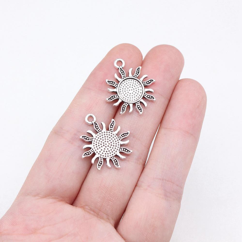 Charms Small Flower Pendants Wedding Jewelry Findings QC116