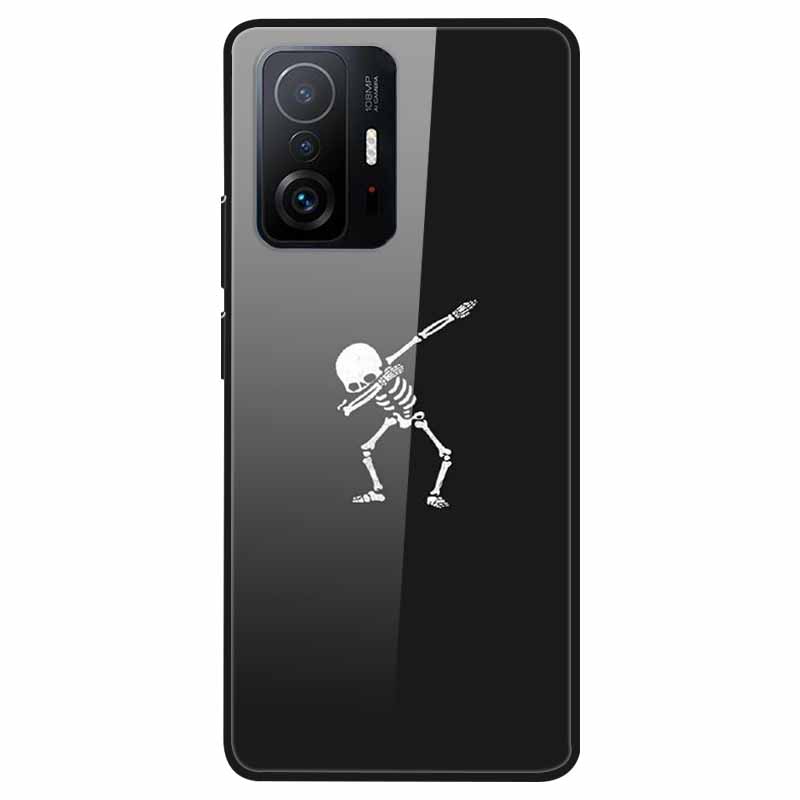 Luxury Case for Xiaomi Mi 11T Pro Cover Tempered Glass Cover for Xiaomi 11T 11 T Pro Phone Case for Xiaomi 11TPro Fundas 2021