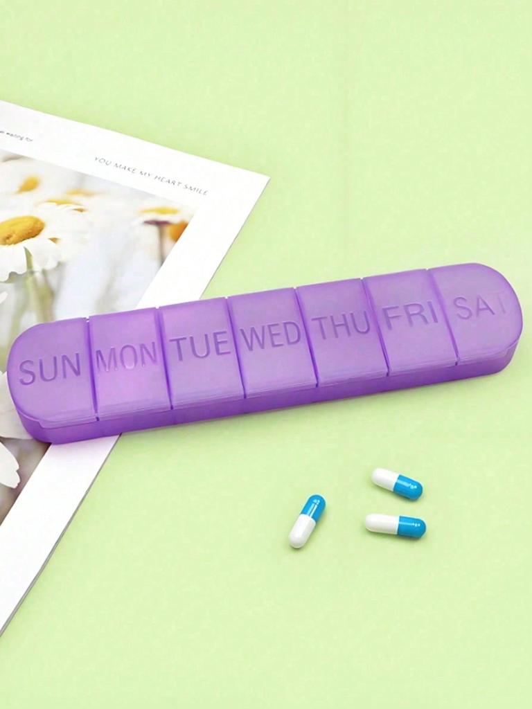 1pc Portable Travel Medicine Box Moisture-proof Pill Organizer Reusable Medicine Box