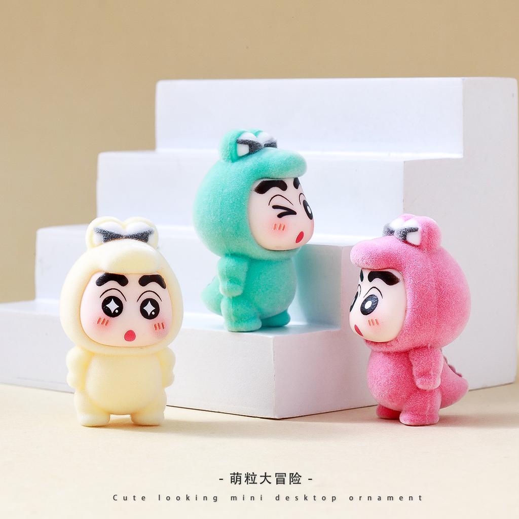 9pcs/Set Anime Crayon Shin-chan Cartoon Characters Figurine Nohara Shinnosuke Action Figure Toy Home Decoration Kids Gift
