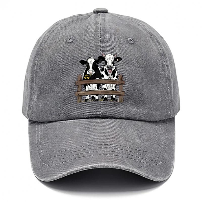 Pc Cows Printed Hat Hats for Men Lovely Style Hat for Women Breathable Baseball Caps Outdoor Hat Adjustable DAD Hats Suit