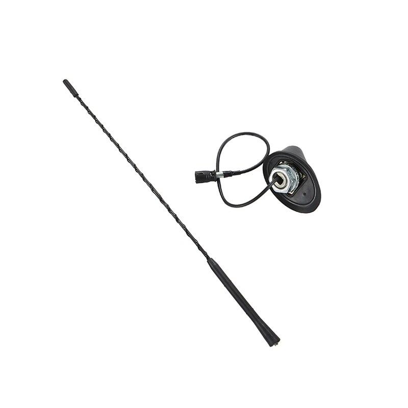 Universal 16 tommers bil mot støy pisk takmast AM/FM antenne antenne base bil antenner