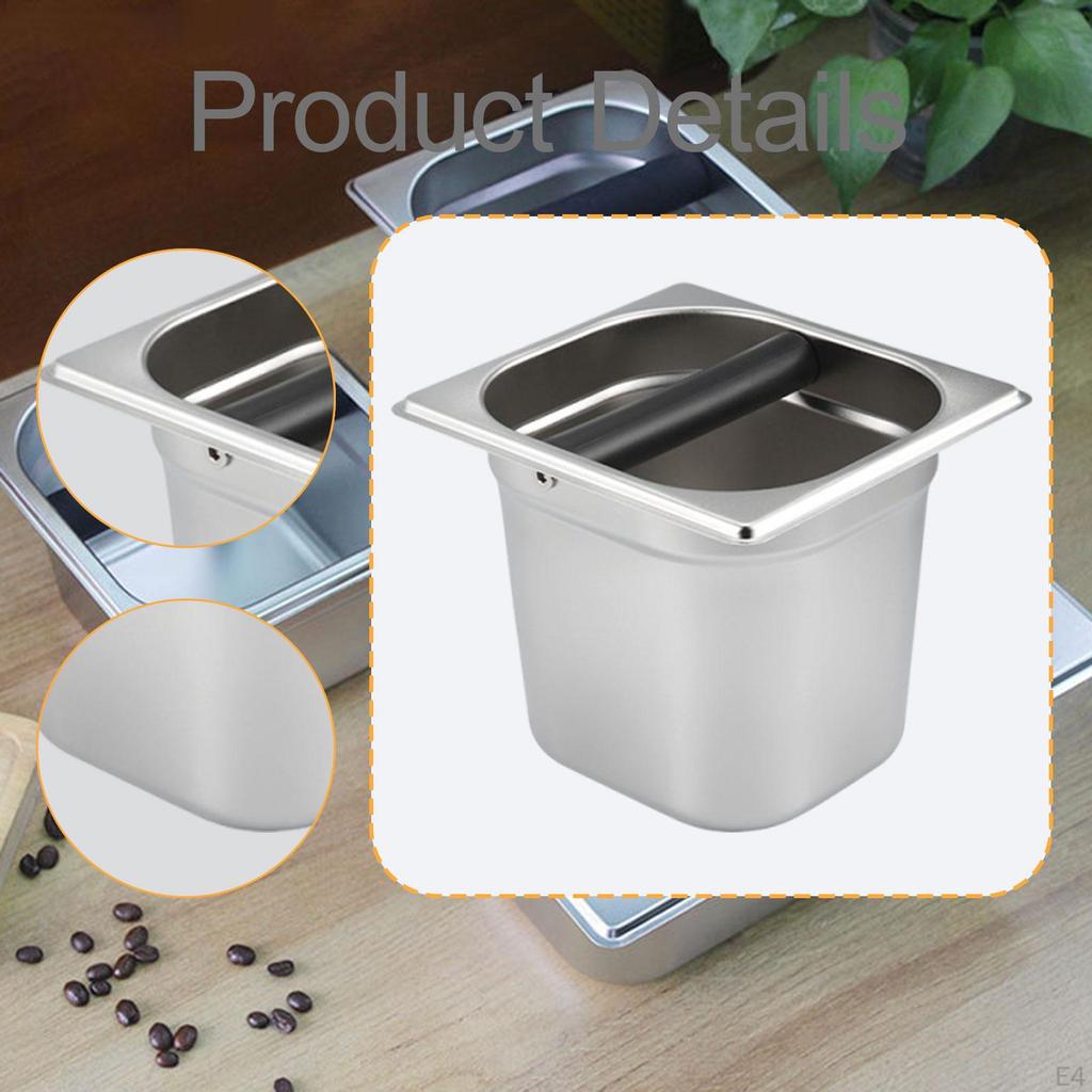 Grounds Tray, Metal Coffee Machine Accessory, Practical Collection, Easy Maintenance, Suitable for