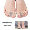 Fiber Toe Separators for Hallux Valgus & Bunion Relief, Men & Women, Double Hole Sleeves