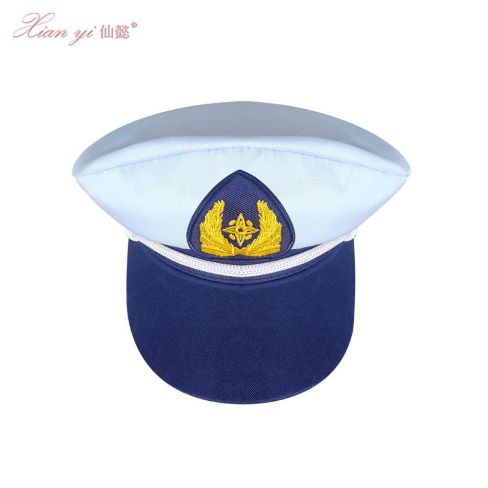 Xian Yi Sex Accessories Pure Lust Blue Navy Hat Abstinence Police Officer Hat Sexy Seduction Flirting Accessories Female M3
