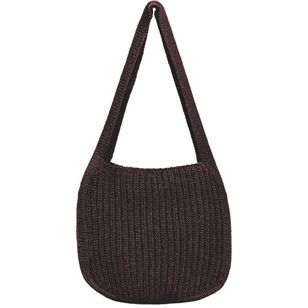 New Women Shoulder Bags Large Capacity Crochet Bag Fashion New Knitting Handbags Female Shopping Bag Hollow Woven Tote Bag