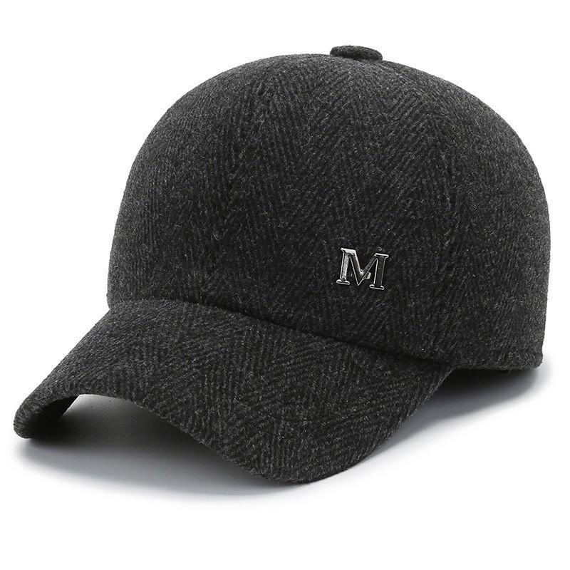 Winter Mens Baseball Cap With Fleece Lining For Warmth And Windproof Comfort