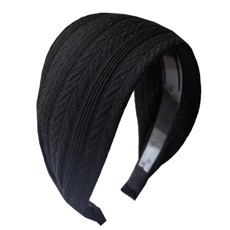 Cross-Border Wide Headband: Non-Slip Women's Hair Cover for White Hair and Baby Hair