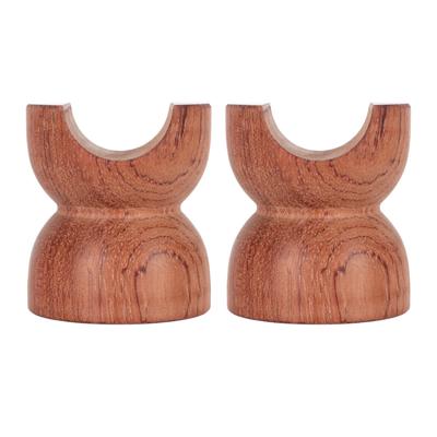 2pcs HiFi Speaker Wire Bracket Professional Wooden Shockproof Insulation HiFi Speaker Cable