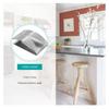 Modern Stainless Steel Towel Hook With Adhesive Mount For Bathroom And Kitchen Storage