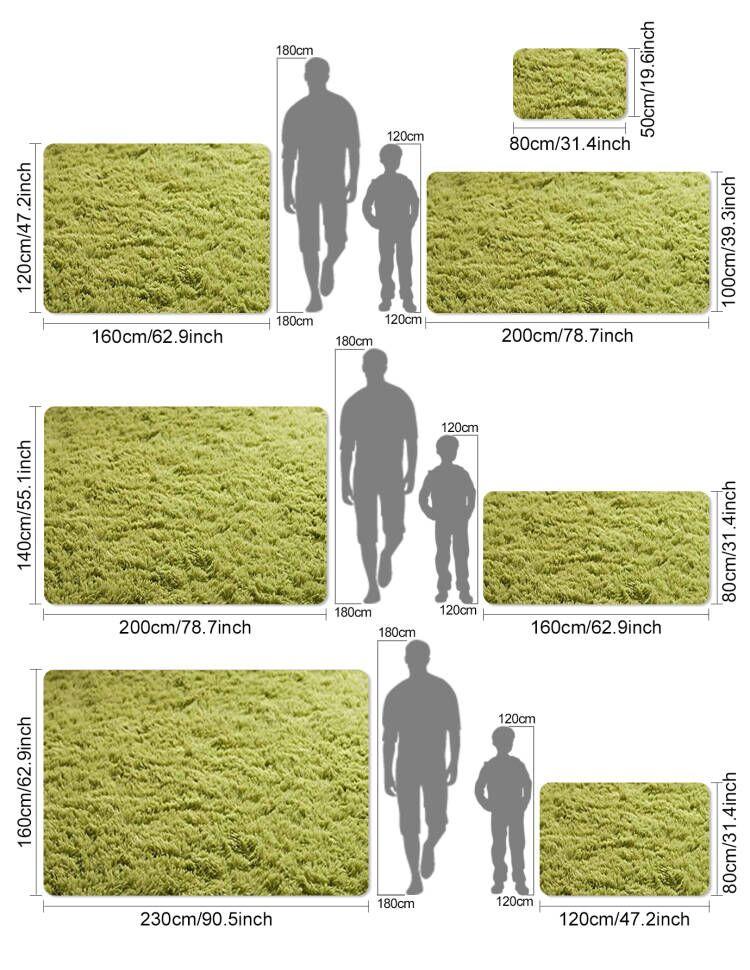 Dywan Shag do Salonu Jedwab Wełna Dywan Dom Sypialnia Łóżko Mata na Całą Podłogę Nordycka Sofa Mata Antypoślizgowa Prosty Styl Pluszowa Poduszka