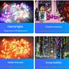 Iridescent Star String Lights: USB-Powered Ambient Decor for Outdoor Camping and Holidays