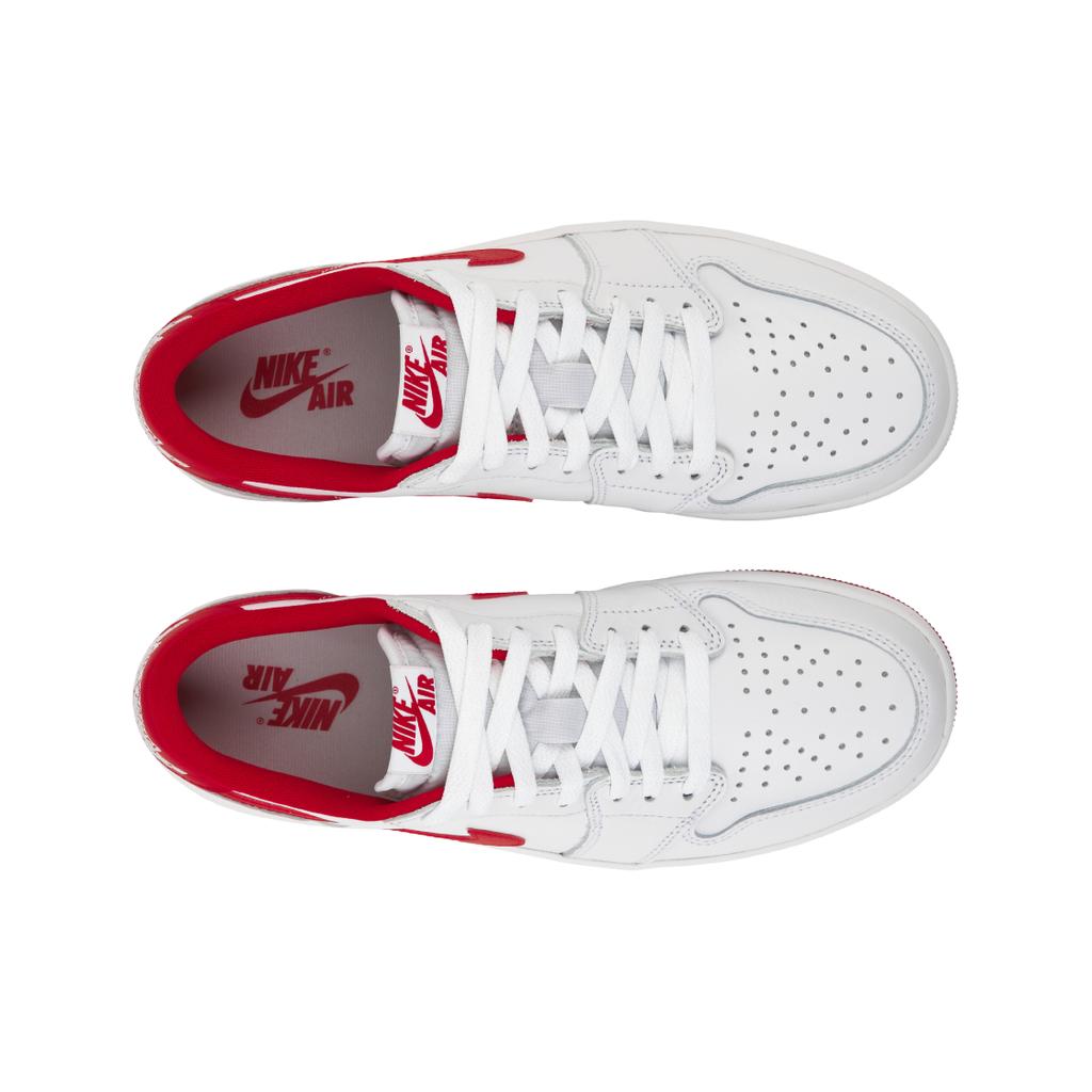 Baskets Unisexe Air Jordan 1 Retro Low OG University Red Blanc CZ0790-161