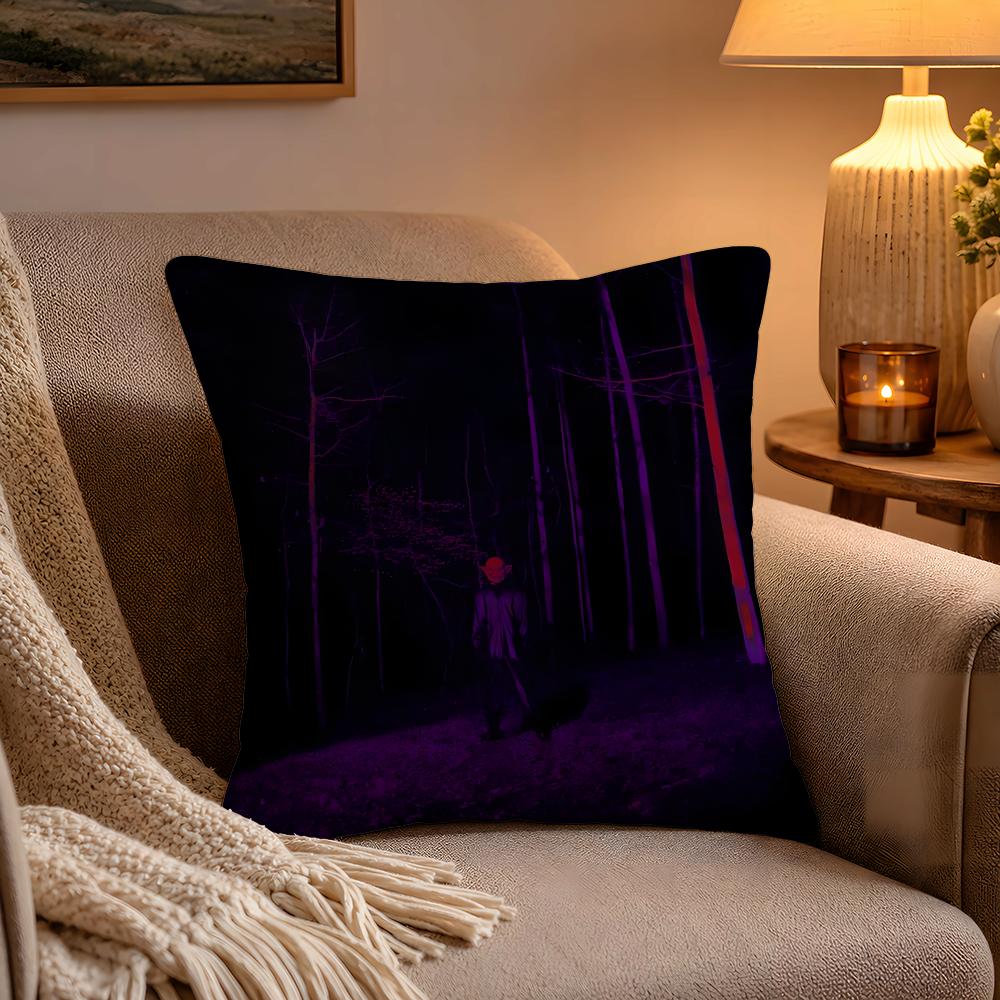 Rapper DDestroy Lonely Cushion Cover Soft Plush Cushion Cover Double Print And Invisible Zipper For Sofa Home Car Use