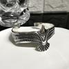 Domineering Eagle Bracelet Trendy Men And Women Personality Retro Retro Indian Eagle Shape Heavy Industry Fashion Open Bracelet