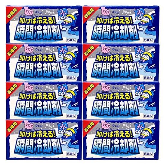 Fuso Chemical Instant Coolant That Cools When 5 Sheets X 8 Packs [Set] Hit,