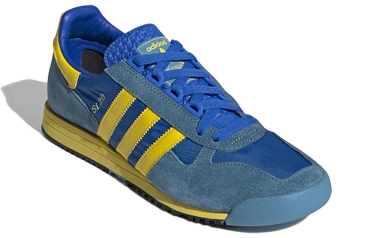 adidas Originals Sl 80 Shoes 'Glory Blue Yellow Tactile Steel' FV4029