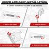 Motorcycle Aluminum Adjustable Side Stand Holder Kickstand Fit For CB500X CBR500R CB500F CBR400R 2022-2024 CB500 HORNET NX500