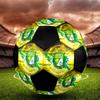 SIZE 5 León FC Soccer Ball Colorful All Ages Machine Stitched PVC Competition Ready Durable High-Bounce