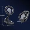 Car Mounted Magnetic Phone Holder Portable Folding Car Dashboard Navigation Stand 1080-degree Adjustment Phone Holder