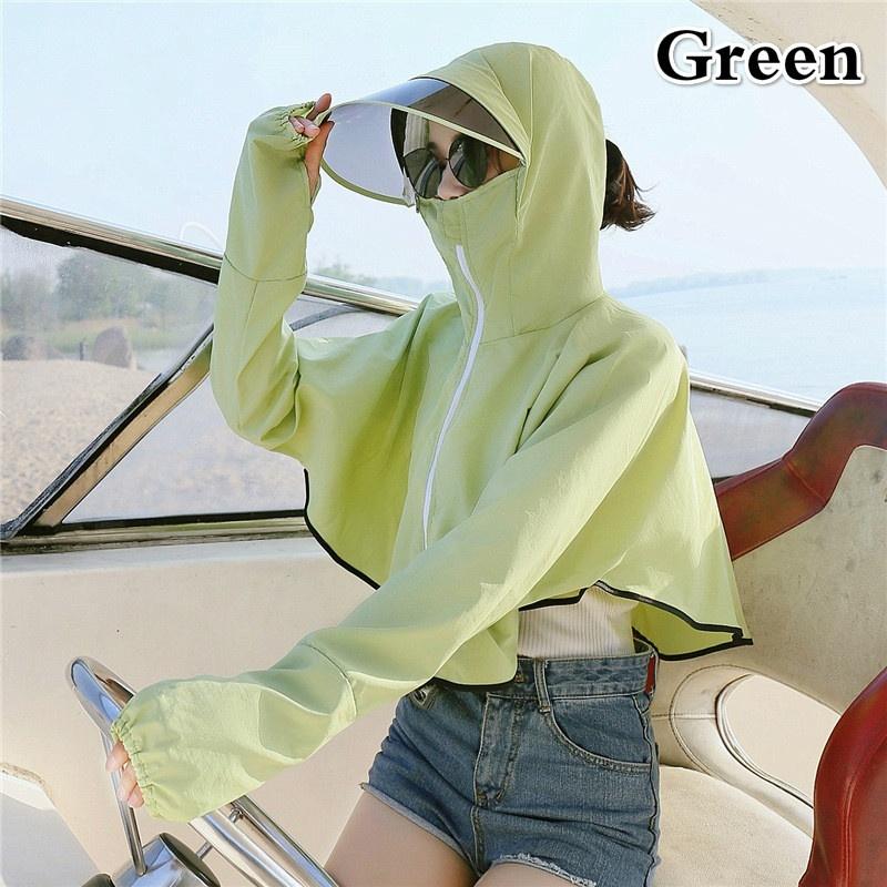 Summer Sun Protection Hat Female UV Protection Outdoor Bicycle Face Sun Hat Travel Sun Protection Clothing Shawl