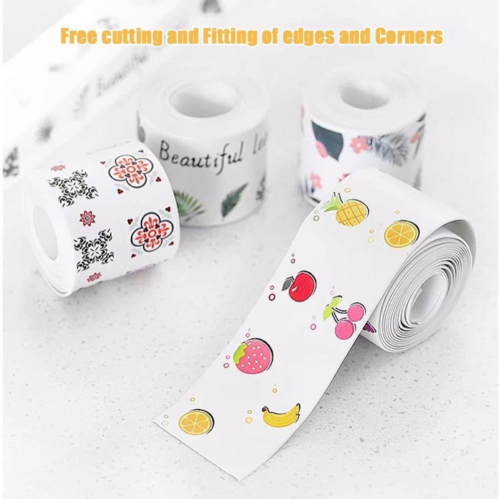 PVC Sealant Strip Waterproof Sink Sealing Tape Toilet Edge Protector for Countertop Bathroom