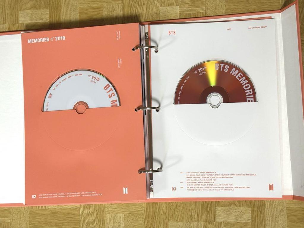 [USED] BTS MEMORIES of 2019 (No Trading Cards)