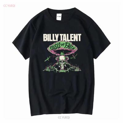 BILLY TALENT Crisis of Faith T Shirt Black Cotton S To 2345XL MD728 Long or Short Sleeves Vintage Washed Versatile Streetwear