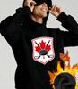 Canada Hockey Men's Minimalist Hoodie with Eye Mask