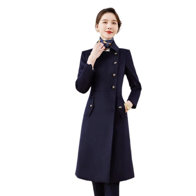 Woolen Winter Coat for Women - Office, Bank, Jewelry Store & Hotel Professional Wear