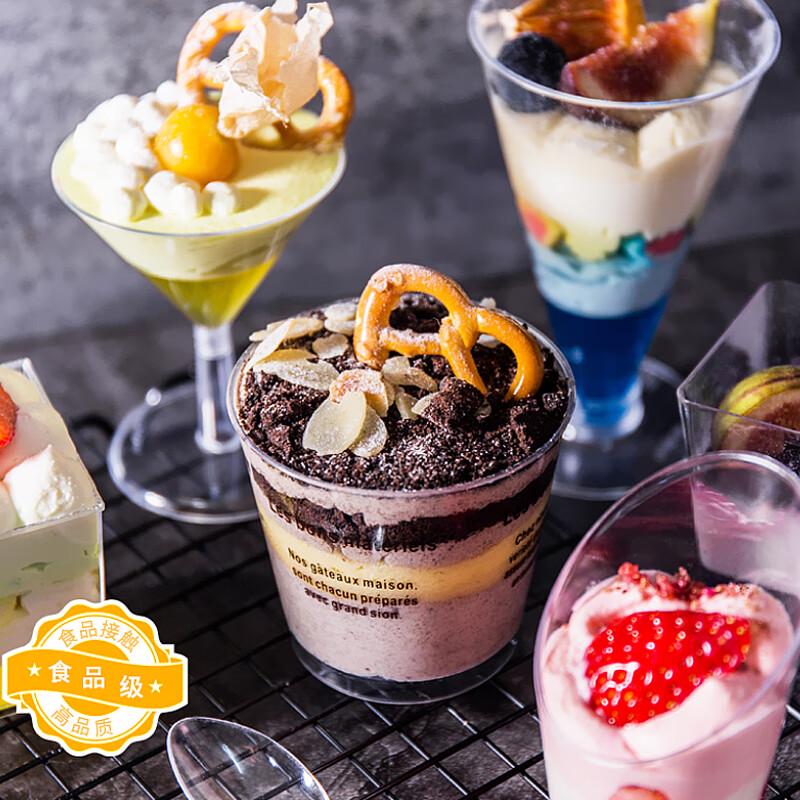 Disposable Plastic Dessert Cups & Dishes