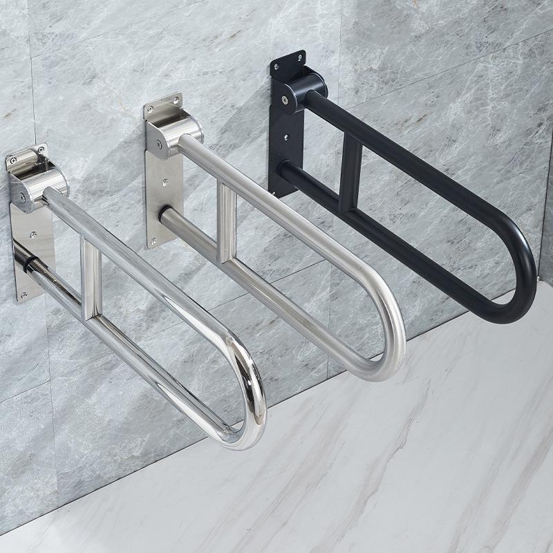304 Stainless Steel U-Shaped Grab Bar: Safe, Accessible Bathroom Handrail for Elderly