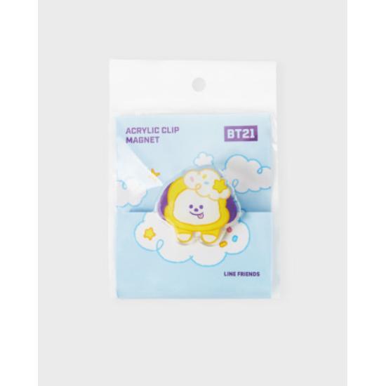 BT21 On The Cloud Edition Acrylic Clip Magnet
